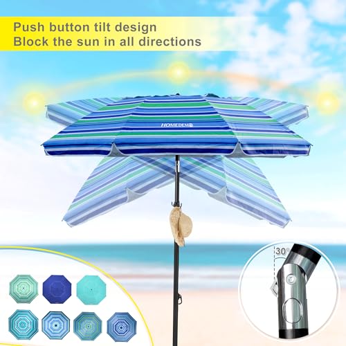 Homedemo YT65824 Beach Umbrellas For Sand Heavy Duty Wind thumb #3