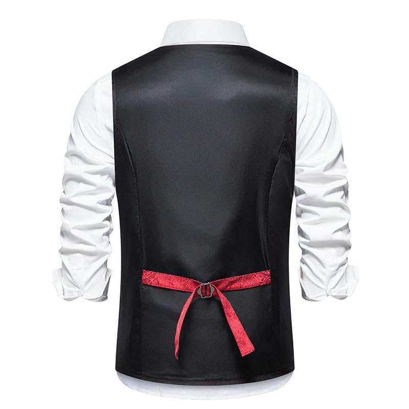 Chaleco vintage hombre de doble botonadura con acabados premium 4