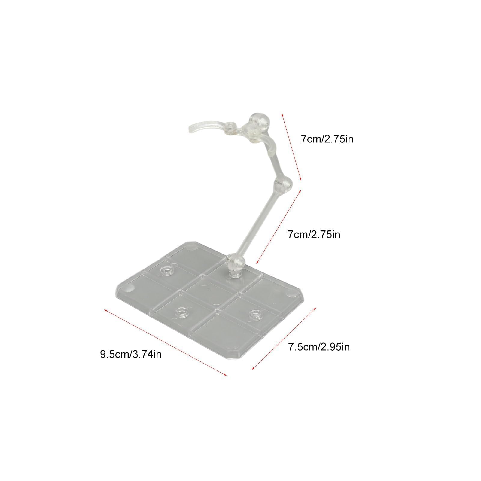 Support de Figurine, 10 Ensembles, Support de Figurine d'action à Large compatibilité, Durable, Bonne stabilité, Décoration de la Maison en Acrylique pour l'intérieur