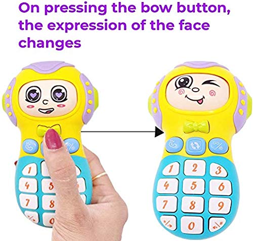 Image of Crackles Cute Face Expression Changer Musical Mobile Toy with Light and Sound Effects for Kids