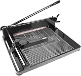 Manueller Hochleistungs-Papierschneider für 400 Blatt mit Rasterlinien für A3, A4, B5, A5, B6, B7, Büro, Schule, Geschäftsdrucker