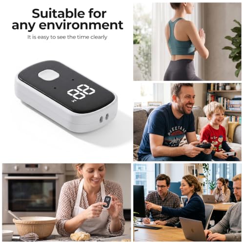 Smart Digital Kitchen Timer, Voice Activated Countdown Magnetic Timers - image 5