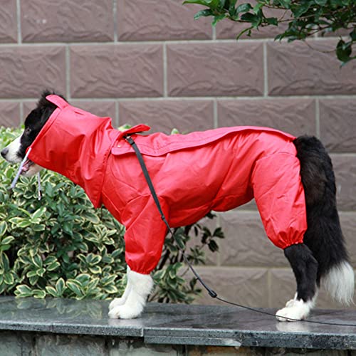 Imperméable for grands chiens rouge imperméabilité totale combinaison 28