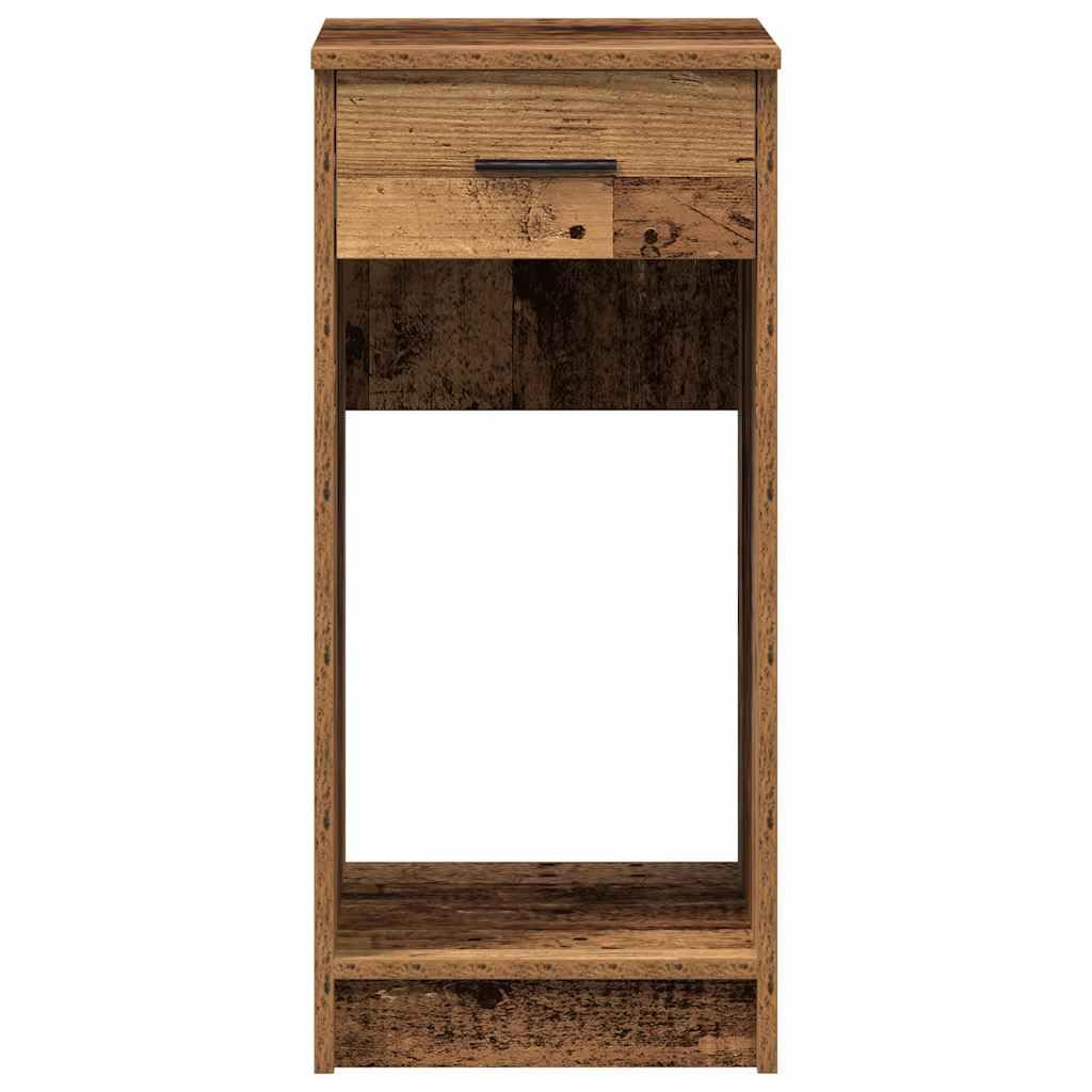 Hothingwell Supporto Torre Computer Legno Ingenierie 35x45x77 cm | Cassetto per caricabatterie, Ripiano per ufficio a casa, scomparto aperto, superficie liscia