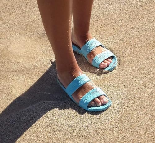 Image of J-Slips Kids Sandals - Comfortable Boys and Girls Jesus Jandals for Beach and Summer - Waterproof Hawaiian Slides in 12 Colors, Sandalias