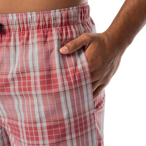 Image of IZOD Men's Short Sleeve Jersey Top and Printed Pants Pajama Sleep Set