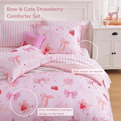 Image of Full Size Comforter Sets for Girls-7 Pieces Soft Full Size Bedding Sets