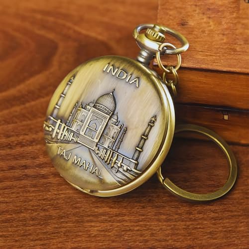 Image of Antique Bronze Pocket Premium Vintage Theme Metallic Home Key Chain & Key Rings | Best Gift for Men, Woman, Boys & Girls on their Special Occassions