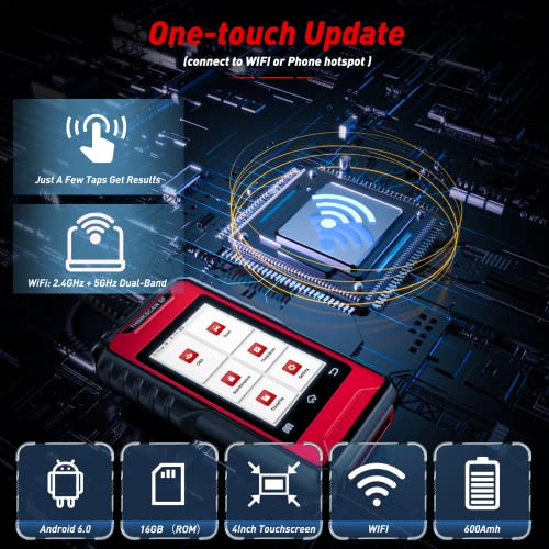 Image of THINKCAR Car Scanner ThinkScan SF100 OBD2 Scanner ABS SRS Check Engine Light with 28 Reset (2 Free Optional) Car Diagnostic Tools with Oil EPB Reset AutoVIN Code Reader with Battery Test & WiFi Update