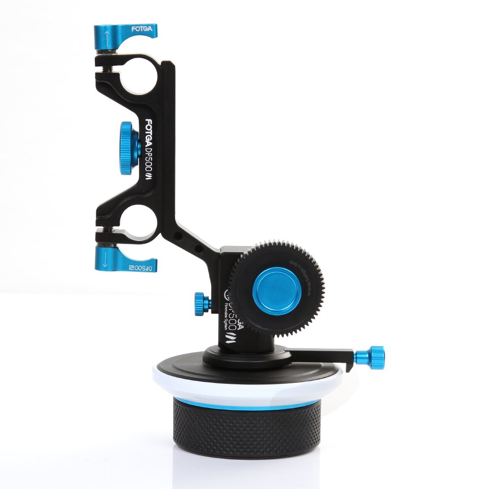 FOTGA DP500III Dampen Follow Focus pour 15mm Rod Blackmagic CCMB BMPCC 5DII III A7 A7S A7R2 A7RM2 GH3 GH4 7D D90 D7000 D7100 D7200 D750 D800 D810 DSLR
