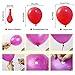 KUMEED 100pcs Black Red Balloons 10