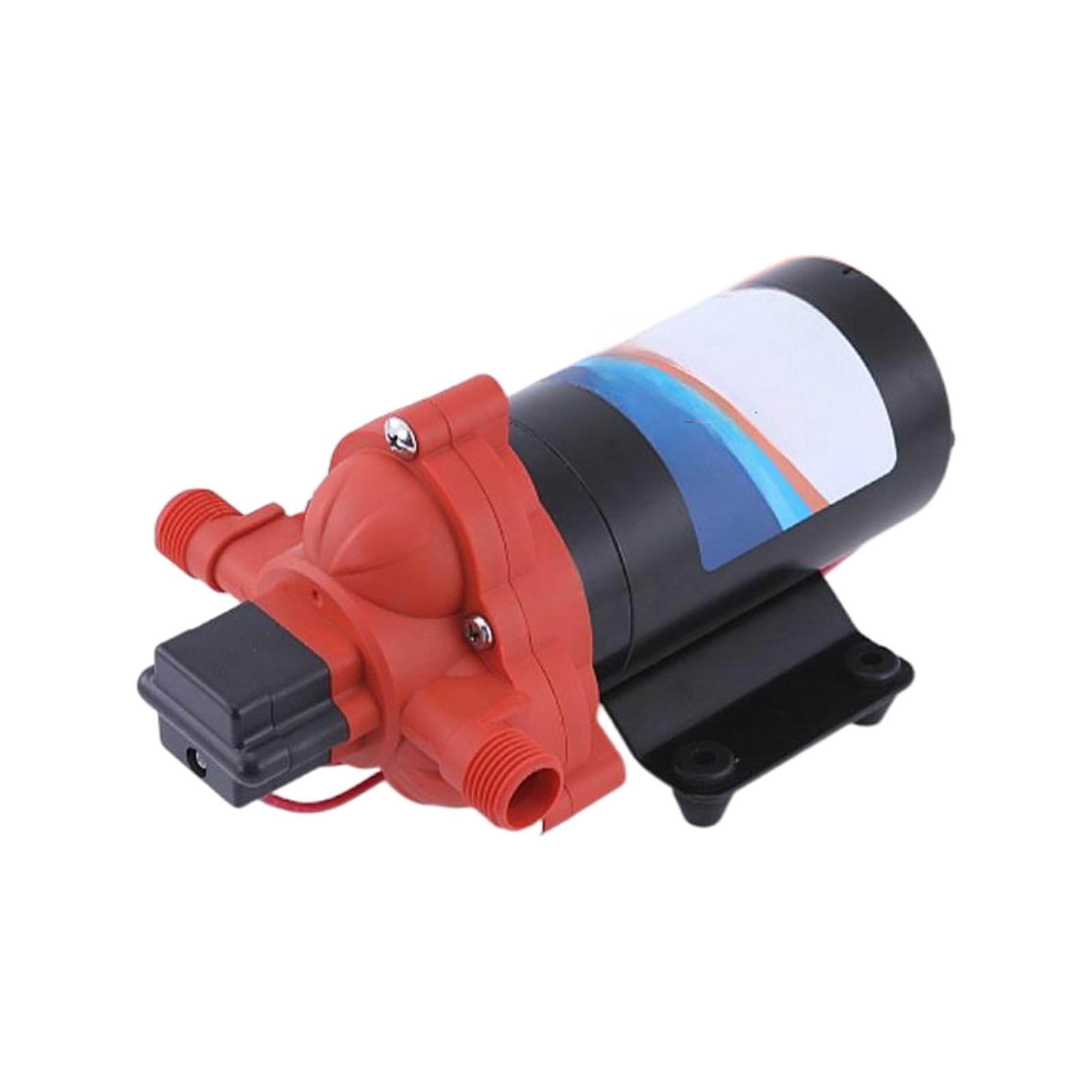 Byuaslmi 12V Rv/Yacht Pressurized Domestic Water Supply 24V High-Pressure Spray Self-Priming Clean Pump High-Flow Marine Diaphragm Pump(12V)