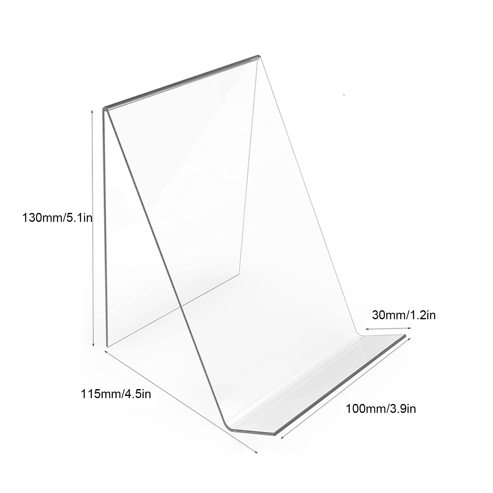 6 STÜCK ACRYL-RISER, transparente Präsentationsständer, Acryl-Display 6 STÜCK ACRYL-RISER, transparente Präsentationsständer, Acryl-Display