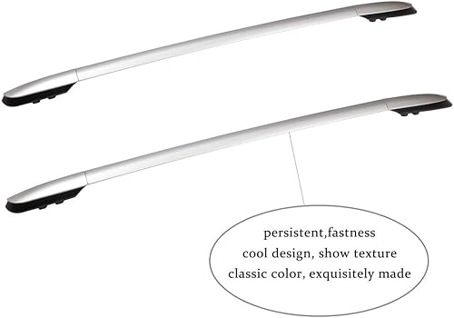 Ainter - Baca de techo para Toyota RAV4 2013-2018, color plateado con capacidad de carga de 165 libras, portaequipajes de carga