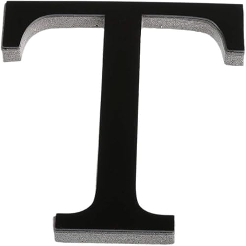 Calcomanías de pared de 26 letras de acrílico D, calcomanías de pared para decoración del hogar, mural, sala de estar, decoración de pared para el