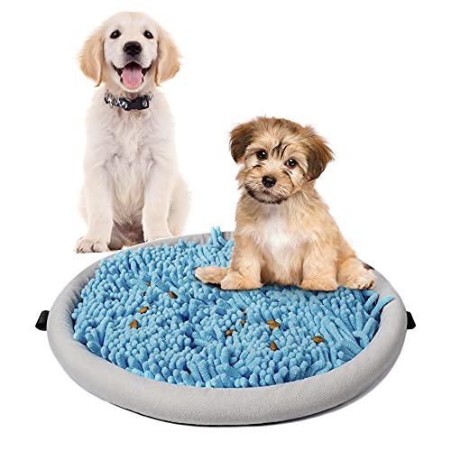 MEWOOFUN Schnüffelmatte für Hunde, 41,8 x 41,8 cm, interaktives Futterspiel, Training, natürliche Futterfähigkeiten und Stressabbau, rutschfeste Matte für Hunde und Katzen Cover