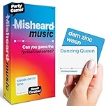Lucky Egg Misheard Music Game – Guess the Song or Artist w/ 500 Lyrical Nonsense Cards – Hilarious Family Games for Kids and Adults – Play in Teams – Fun Music Games for Karaoke & Party Entertainment