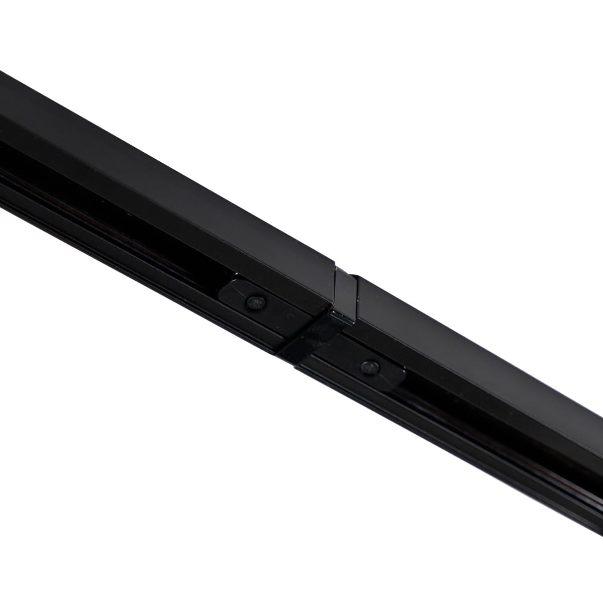 QAZQA Moderno sistema de carril monofásico con 10 focos negro - Jeana Aluminio/Acero/Plástico Alargada Adecuado para LED Max. 10 x 50 Watt