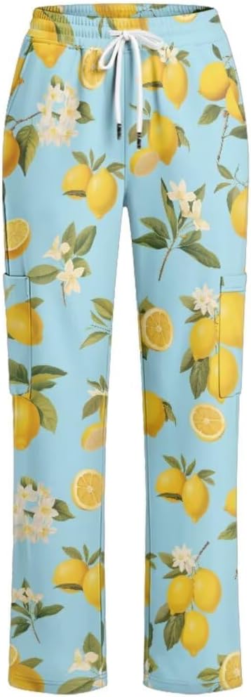 Scrubs for Women Set - V-Neck Top and Pants with Pockets Nurse Uniform Fun and Comfortable Workwear