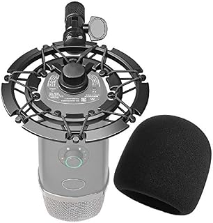 Blue Yeti X Shock Mount, Alloy Microphone Shockmount Reduces Vibration and Shock Noise Matching Boom Arm Mic Stand by YOUSHARES