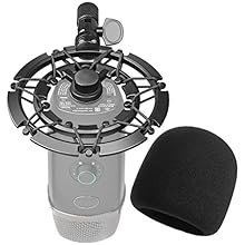 Professional Shockmount - Specially designed for Blue Yeti X microphone to absorb vibration. Reduce your audio editing time. Perfect Improve - Shock Mount isolates the blue yeti x microphone from shock pops and voice-distorting noises. Like desk bump...