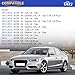 PCV Valve Engine Crankcase Vent Valve Oil Separator with Gasket & O-ring seal for 2012-2018 Audi A4 A5 A6 Q5 Quattro Allroad 2.0T Only 06H103495AE 06H103495J 06H103495AK