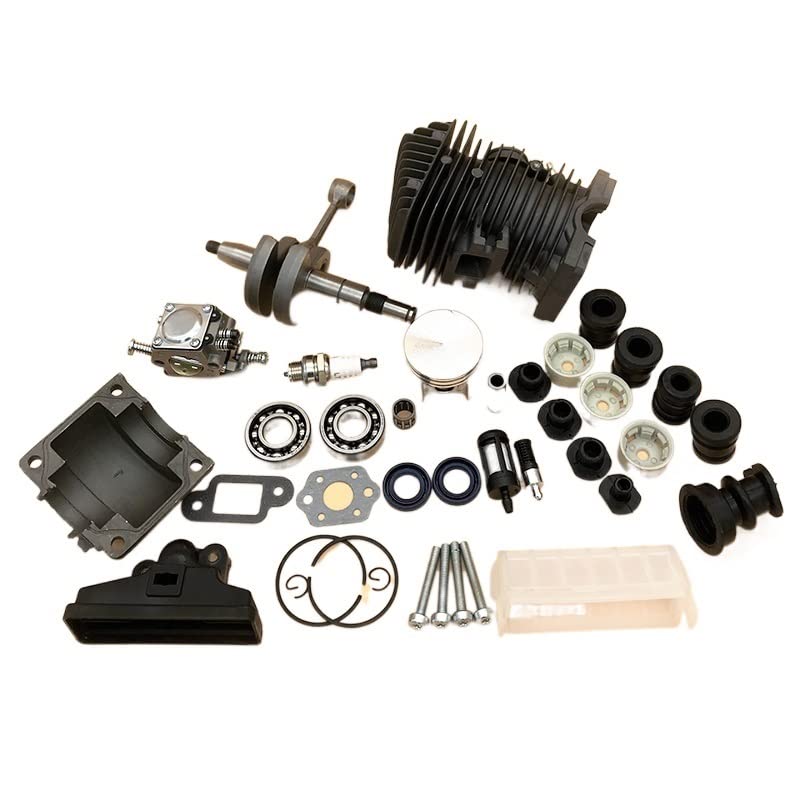 42.5MM części do pił łańcuchowych silnik zespół silnika tłok cylindra gaźnik AV bufor kompatybilny z Stihl MS250 MS230 025 023 MS 250 230 części zamienne
