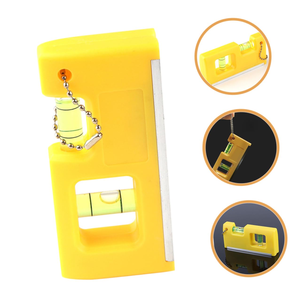 SHINEOFI 5 Pezzi Livello Magnetico Livella a Bolla Rotonda Misura Strumento Livellatore Livelle a Bolla Livello Digitale Metro Livellamento Strumento Di Portatile Governate Plastica