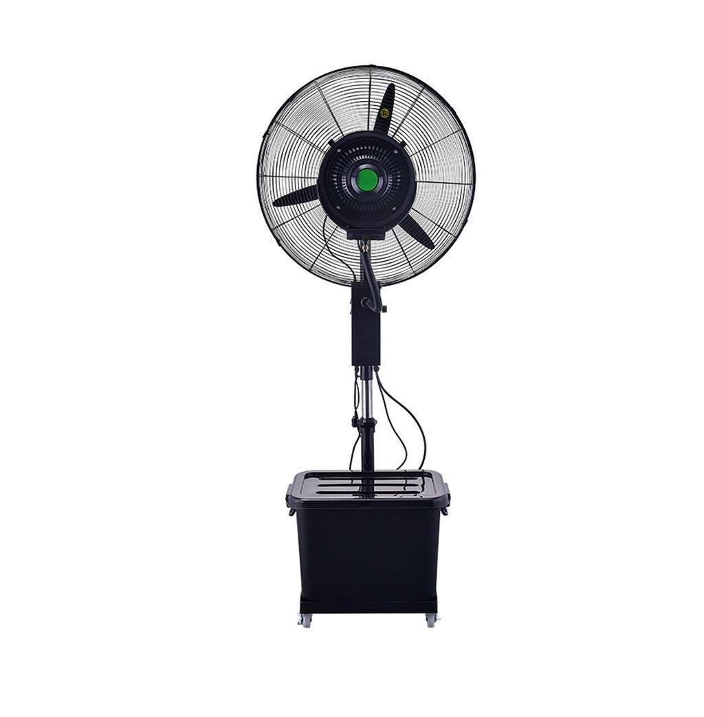 Vertical Oscillating Fan Misting Strong Spray Humidifier Quiet Tower Atomization Adjustable Pedestal Fan Industrial Rotating Mobile 50? Cooling 3 Speed 40L Water Tank Electric Fan