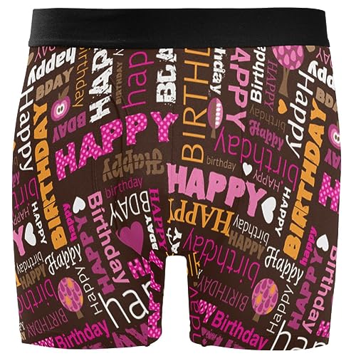 ZZXXB Space Rocket Hedgehog Mens Boxer Briefs Breathable Underwear Fly Front With Pouch S - XXL