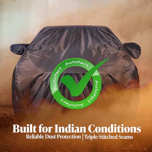 Image of Autofact Premium Car Cover for Swift 2018-2024 | All Weather Water-Resistant Full Body Car Cover | Light-Weight Triple-Stitched Outdoor Shield with UV Protection, Dustproof & Heat-Resistant