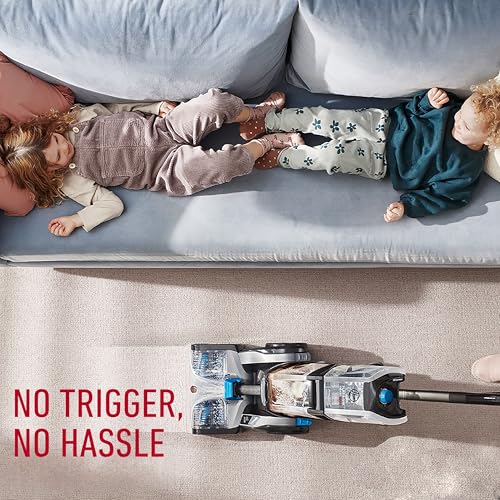 Image of Hoover Platinum Smart Wash Automatic Carpet Washer & Upright Hard Floor Vacuum Cleaner for Home & Office, FlexForce PowerBrushes to Clean Tough Stains, Auto Solution Mixing with Quick Drying