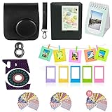 Fujifilm Instax Mini 9 or Mini 8 Instant Camera Accessories Bundle,11 Piece Gift Includes Instax Mini Case with Strap, Photo Albums, Filters, Selfie Lens, Hanging + Creative Frames, Stickers & More.