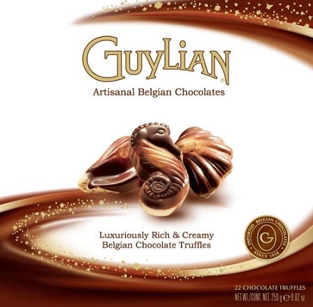 GuyLianSea Shell Truffles 22-piece Box 8.8 oz.: 12 Count