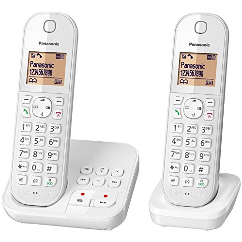 Teléfono inalámbrico DECT Panasonic KX-TGC422FRW con altavoz e identificador, blanco 2