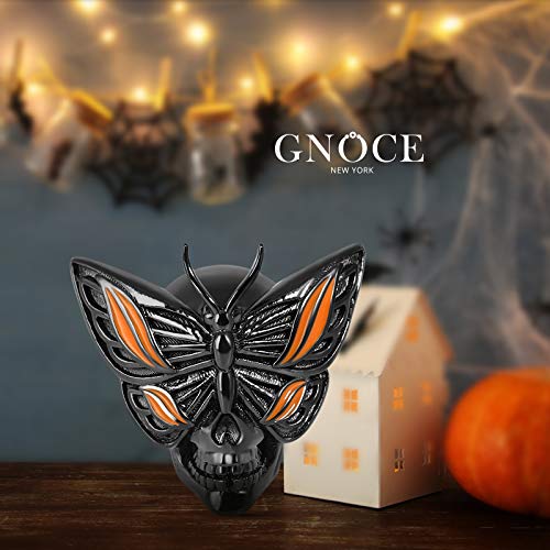 Image of GNOCE Skull Charm Bead Silver Pendant Dangle Charms fit Bracelet /Necklace Jewelry Gift for Women Men