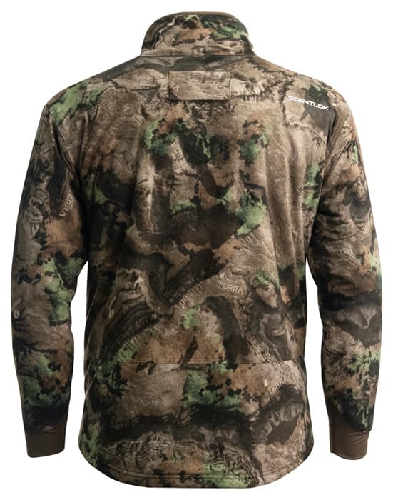 ScentLok Midweight Windproof Camo Saddle Hunting Jacket for Men4
