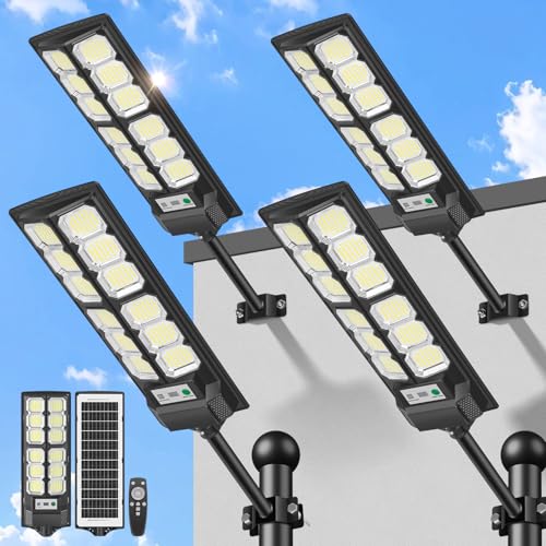 VOPHICHO Lampadaire Solaire Exterieur, 6500K Lampe Solaire Extérieure...