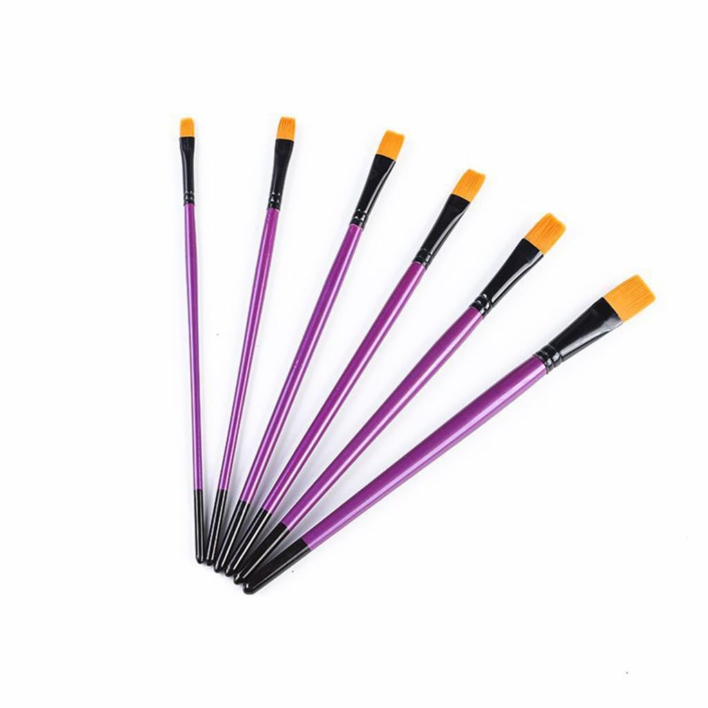 XBTGS Juego de pinceles de nailon para el pelo, pinceles artísticos de acuarela, pinceles artísticos, D como se muestra, D como se muestra