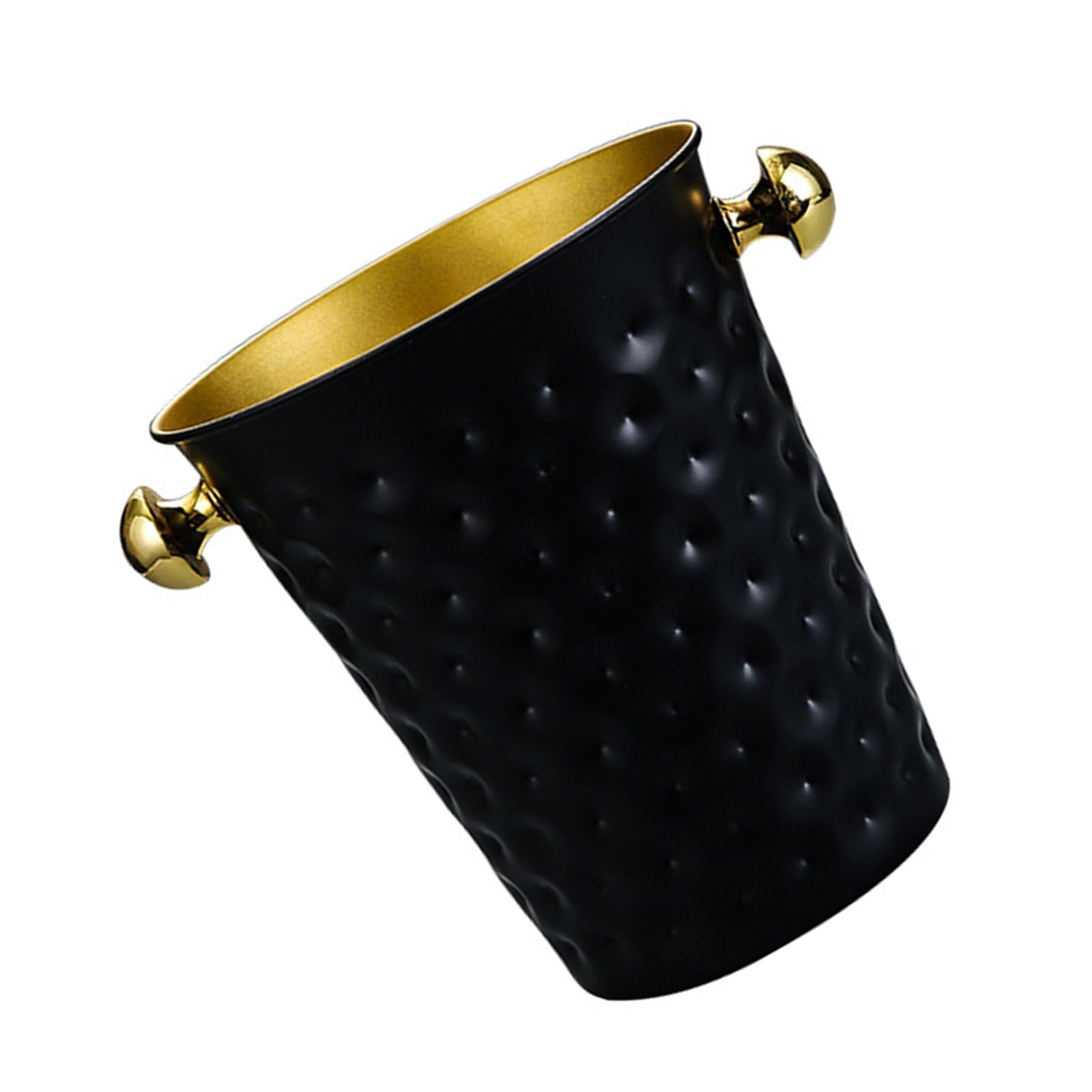 Xjdzineq Stainsless Steels Ice Buckets Wide Mouth Champagnes Bucket Drink Coolers Beverage Tub Wine Parties Decoration Champagnes Metal Drink Coolers Drinking