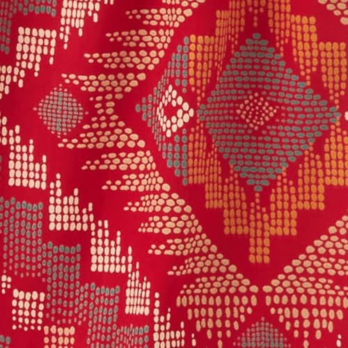 Wrangler Red Girl's Southwestern Tiered Maxi Dress 1123465724