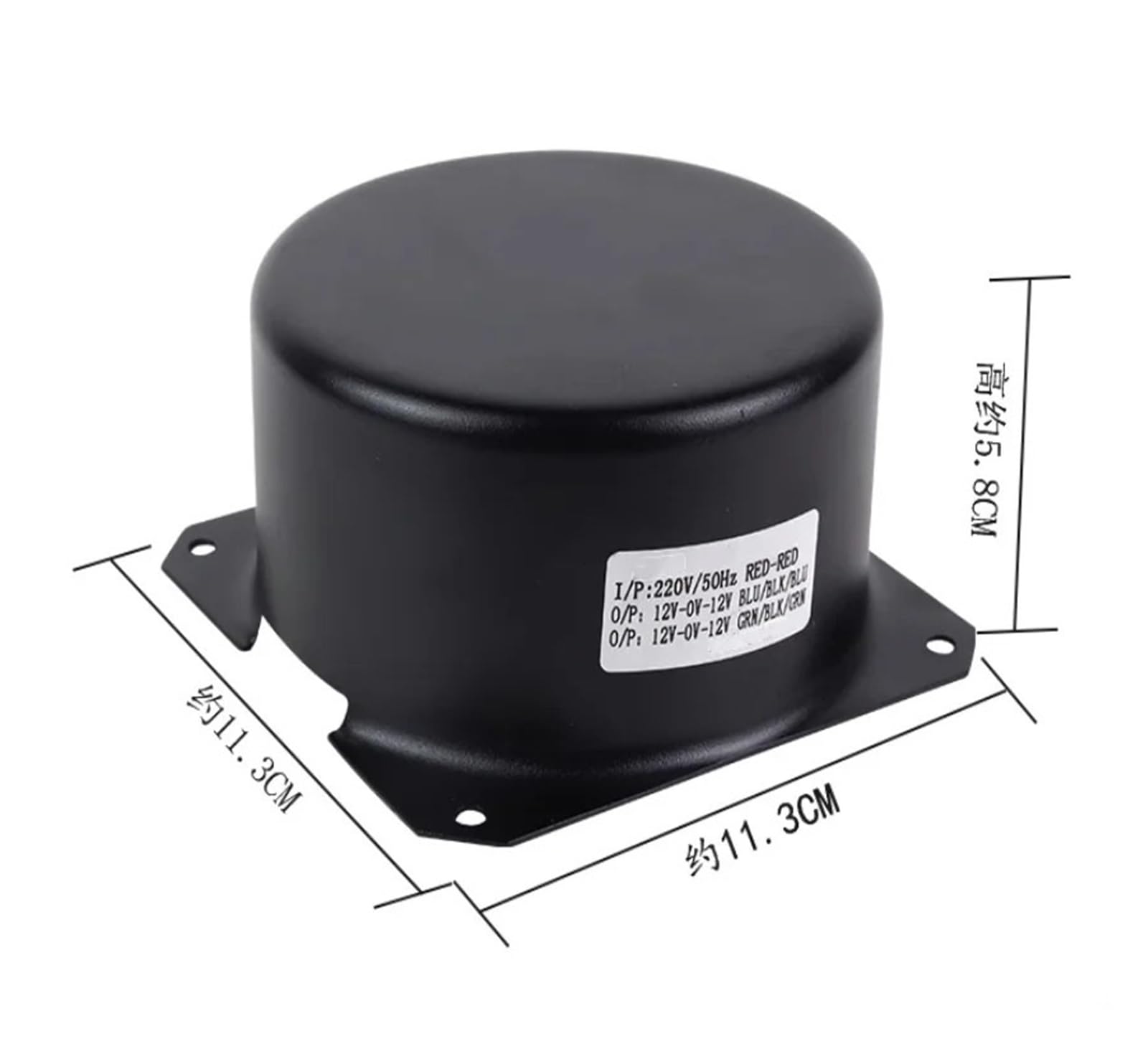 wasserdichter unterwasser transformator 300 W 220 V auf Dual 12, V-38 Verstärker-Ringkerntransformator mit abgeschirmter Abdeckung und Dichtung