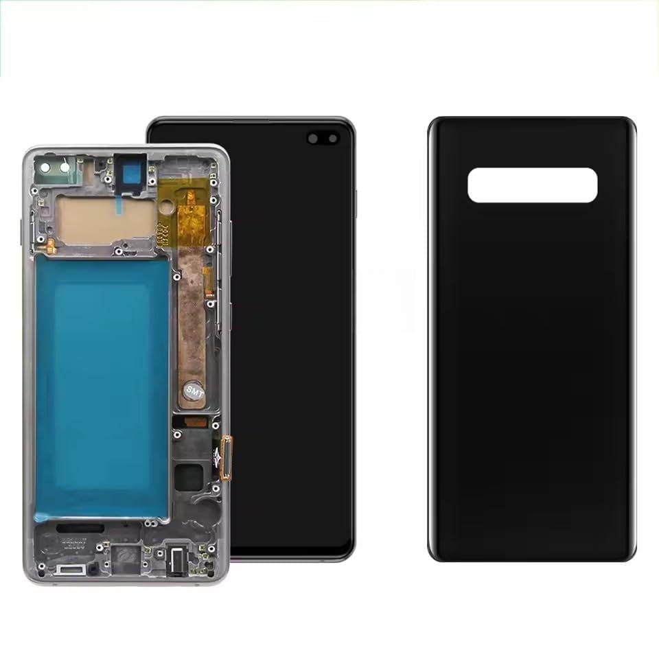 Écran pour Samsung S10 Plus G975F LCD avec châssis noir