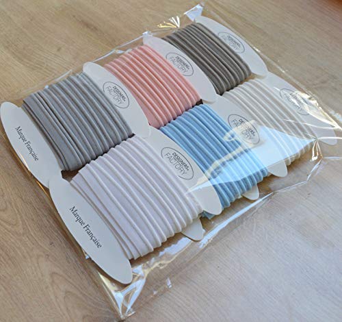designers-factory Cotton piping - Easy to sew and ideal for enhancing your creations (set of 6 packs (5 metres each), set A) - Image 3