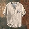 Men's T-Shirt Graphic Print T-Shirt with Short Sleeve Comfortable Top Mixed Fabric for Casual Everyday Looks, khaki, XXL #1
