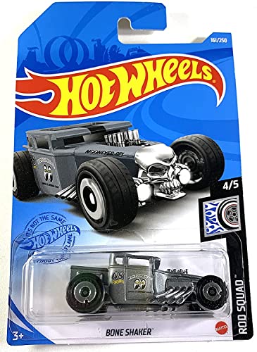 Hot Wheels Bone Shaker Moon Eyes Gris 2021 miniatura 1