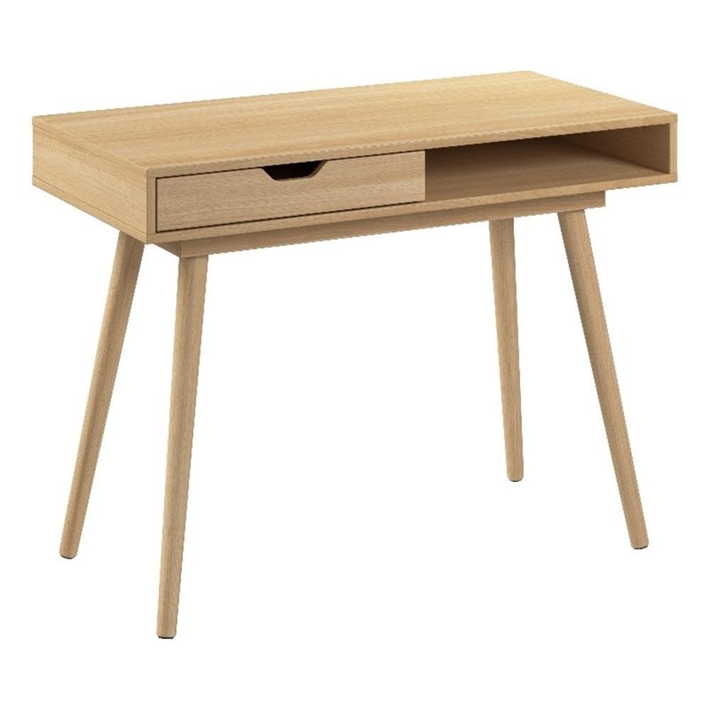 Amazon.com: Bush Home Nora 40W Writing Desk in Natural Oak