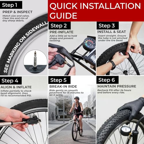 Fincci 29 Inch Mountain Bike Tubes 2-Pack
