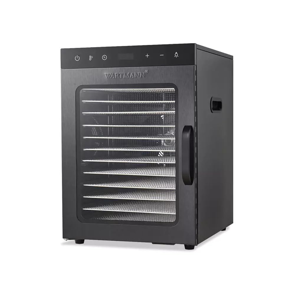 WM-2512 Deshidratador automático de acero inoxidable - Deshidratador compacto con 12 rejillas de deshidratación de acero inoxidable sin BPA