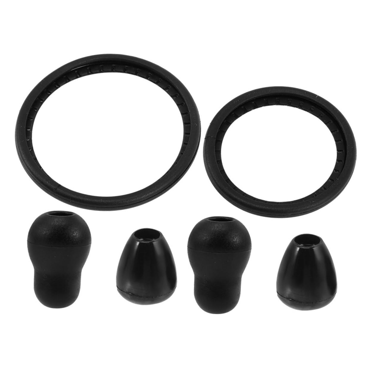 Gatuida 8juegos Conjunto Accesorios Para Estetoscopio Diafragma y Puntas De Oído Repuestos Para Adultos y Membrana Integrada Para Mejorar La Auscultación